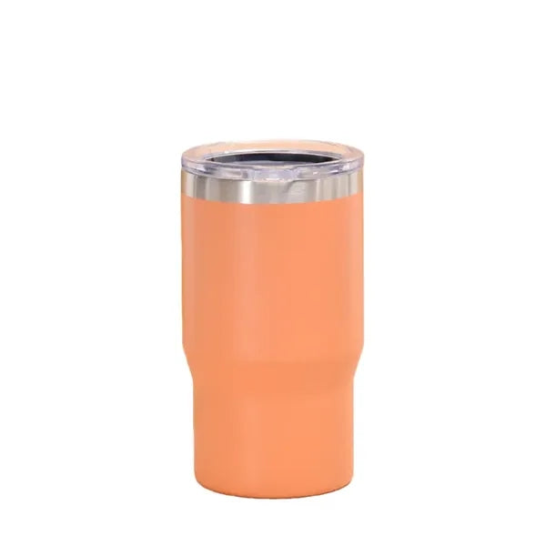 16 Oz Insulated Stainless Steel Tumbler with Clear Lid