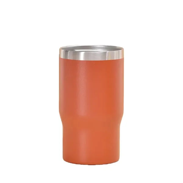 16 Oz Insulated Stainless Steel Tumbler with Clear Lid