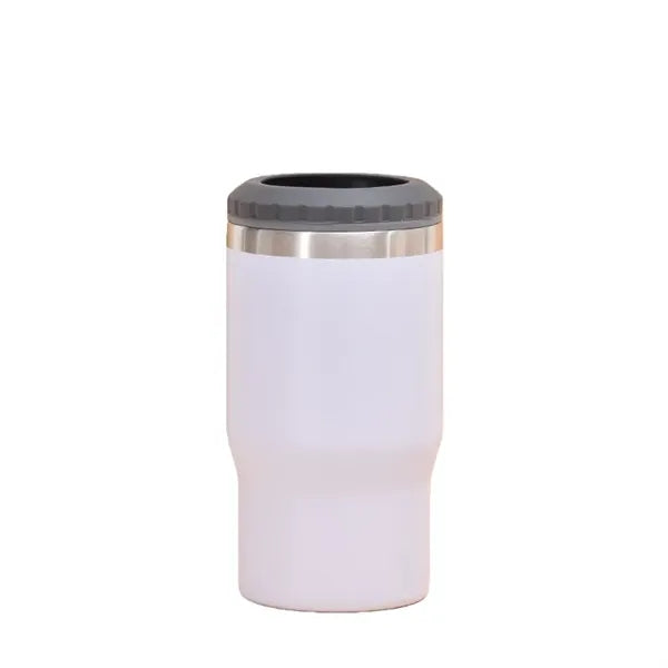 16 Oz Insulated Stainless Steel Tumbler with Clear Lid