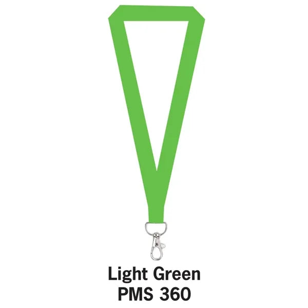 3/4" Flat Polyester Lanyard