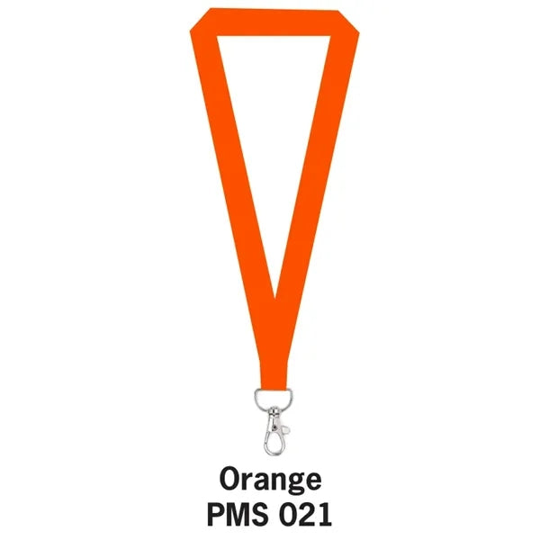3/4" Flat Polyester Lanyard