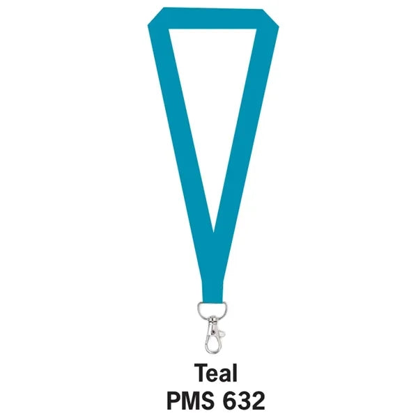 3/4" Flat Polyester Lanyard