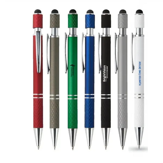Siena Executive Aluminum Spin Top Stylus Pen