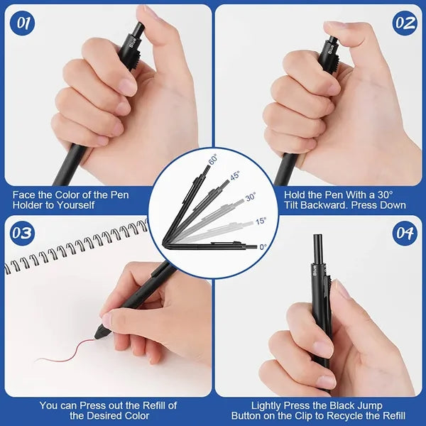 4-in-1 Multi-Color Pen with Metal Barrel