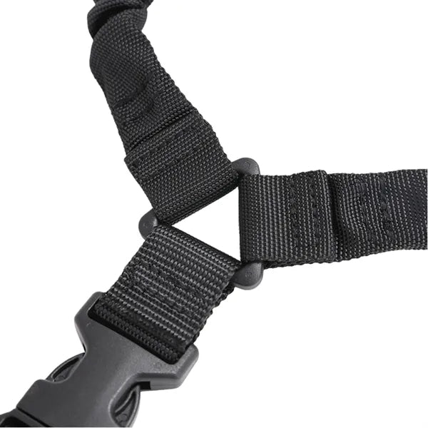 Tactical Single Point Sling with Adjustable Bungee Strap