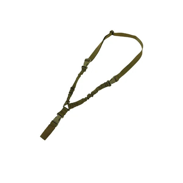 Tactical Single Point Sling with Adjustable Bungee Strap