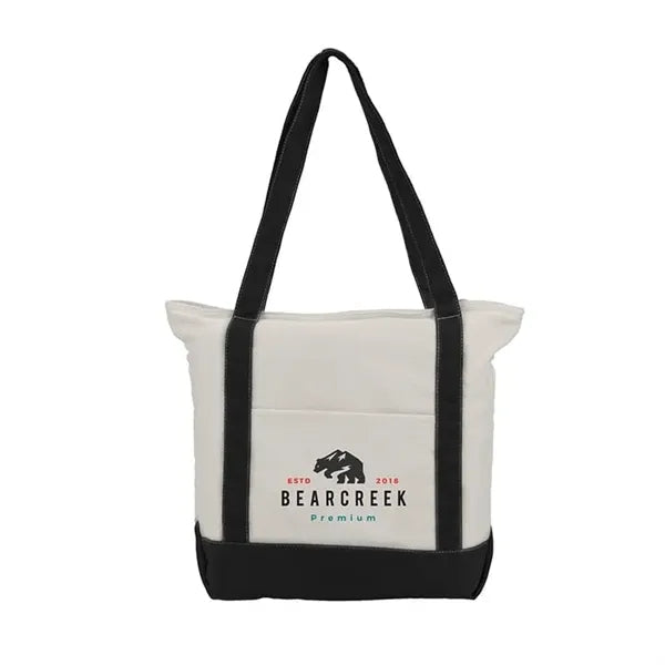 Zephyr - Cotton Canvas Boat Tote Bag -