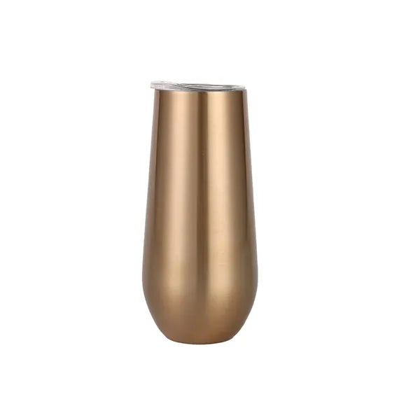 6oz Stainless steel Insulated Champagne Flute Tumbler with