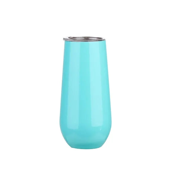 6oz Stainless steel Insulated Champagne Flute Tumbler with