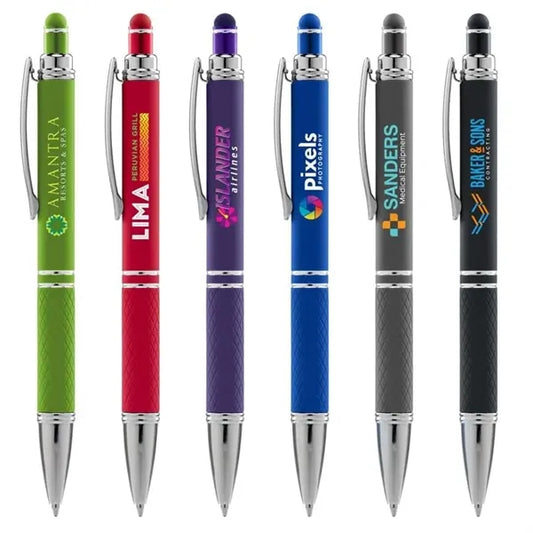 Phoenix Softy w/Stylus - - Full Color Metal Pen