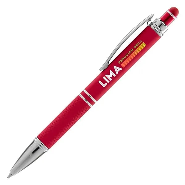 Phoenix Softy w/Stylus - - Full Color Metal Pen