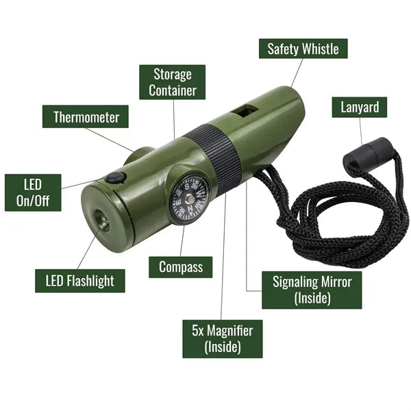7-in-1 Survival Whistle