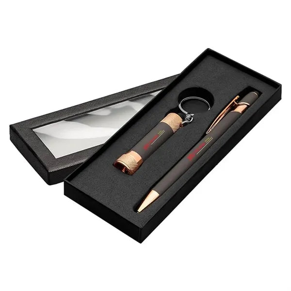 Ellipse & Chroma Softy Rose Gold Classic Window Gift Set