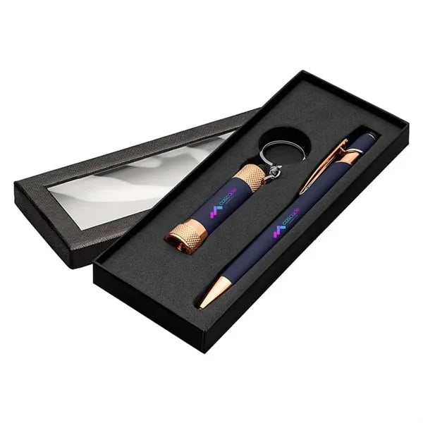 Ellipse & Chroma Softy Rose Gold Classic Window Gift Set