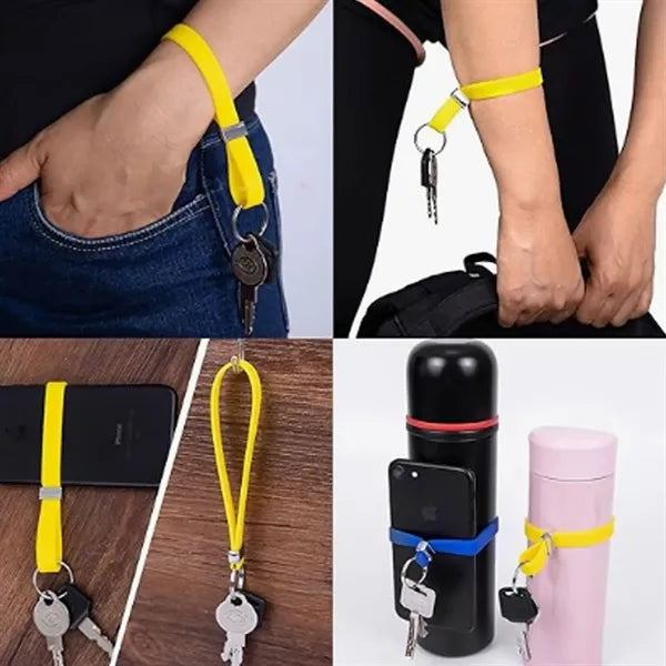 Silicone Bracelet Keychain