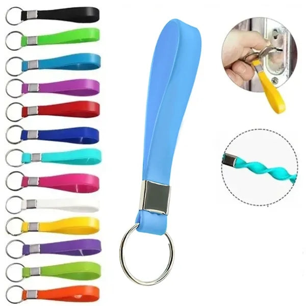 Silicone Bracelet Keychain