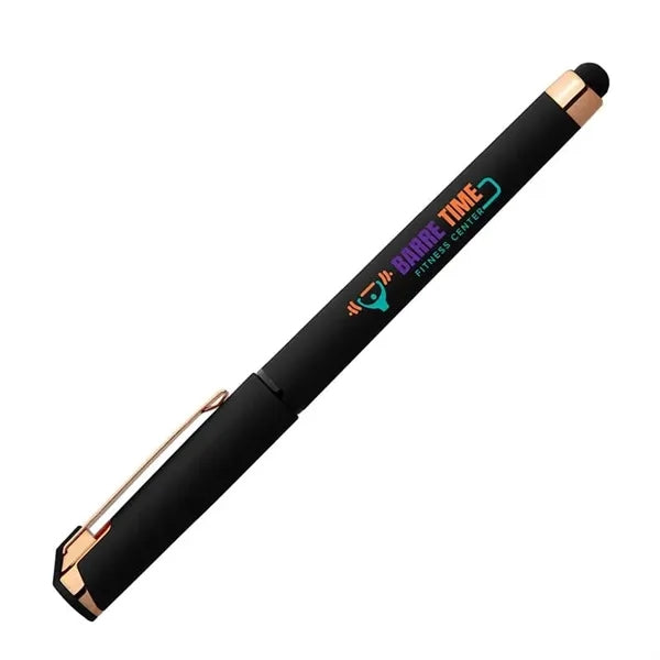 Islander Softy Rose Gold Gel Pen w/ Stylus - Full Color