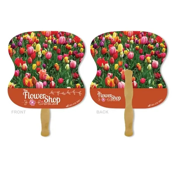 Deluxe Hand Fan- Hour Glass