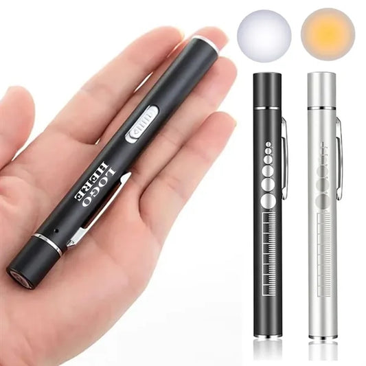 Nurses Pupil Gauge LED Penlight