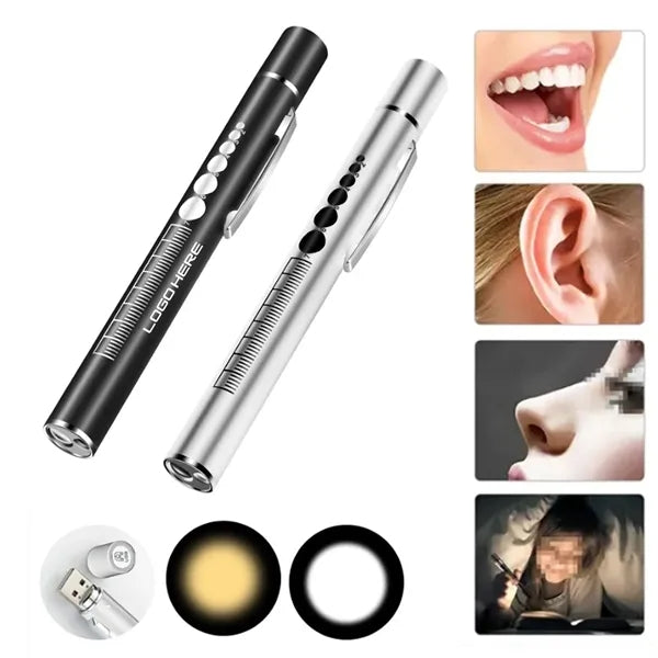 Nurses Pupil Gauge LED Penlight