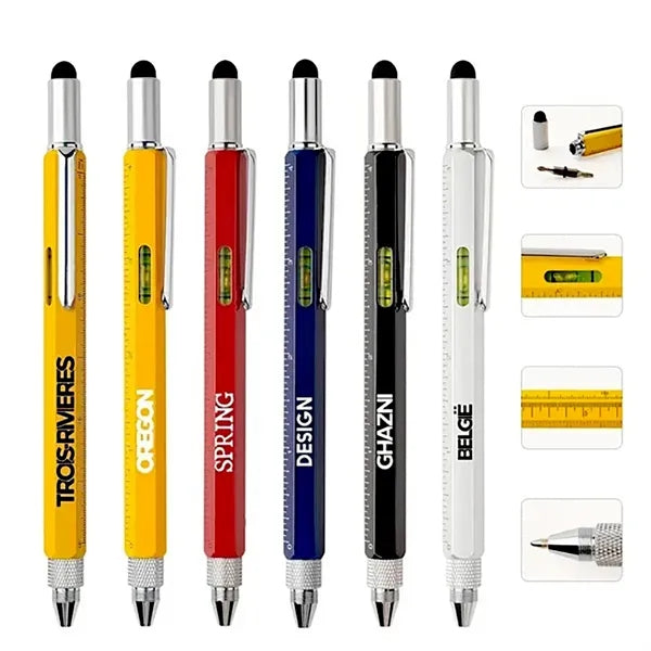 6 in 1 Multi Functional Stylus Tool pen