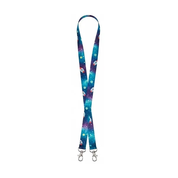 3/4" Custom Open Ended Dye-Sublimated Lanyard