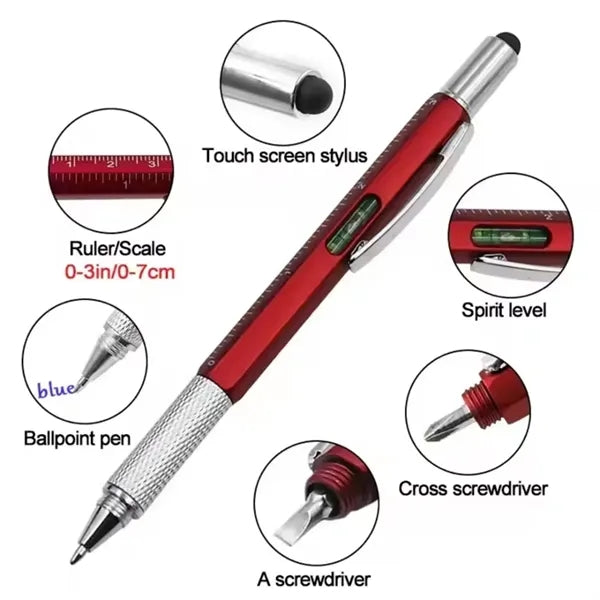 Multi-Function Pen w/Screw Heads