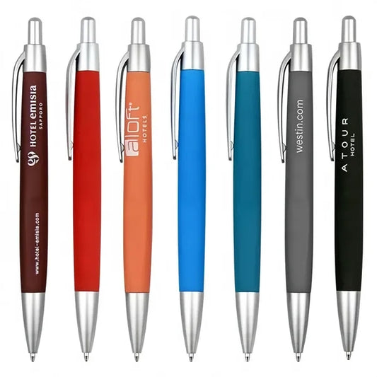 Color Spray-Glue Plastic Ballpoint Pen