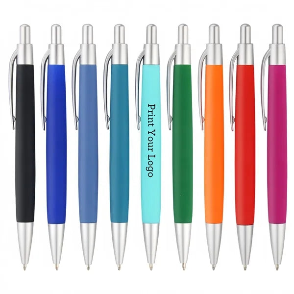 Color Spray-Glue Plastic Ballpoint Pen