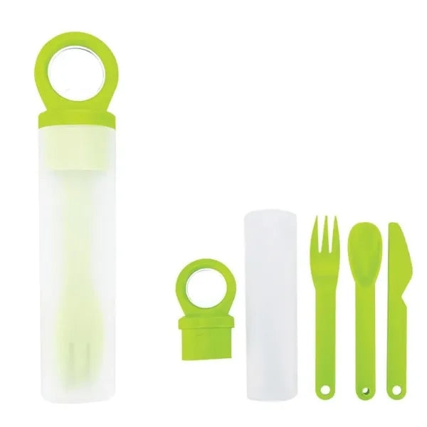 Plastic Utensil Set with Bottle Opener