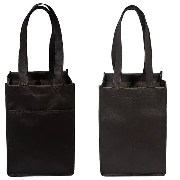 4-Bottle Wine Tote Non-Woven