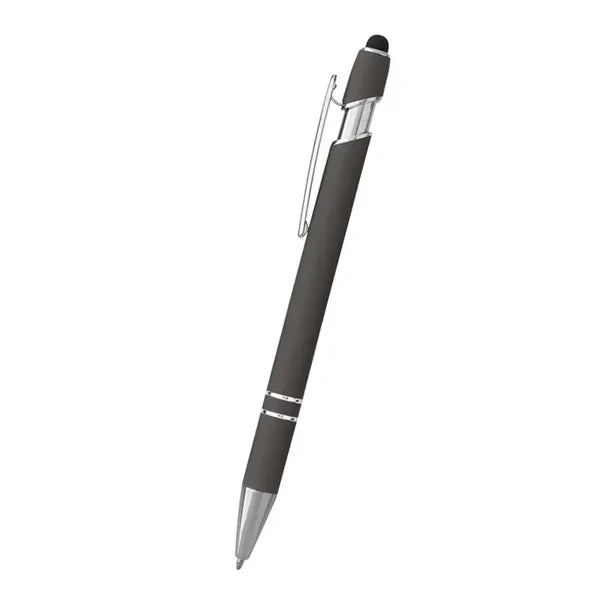 Rubberized Aluminum Stylus Pen
