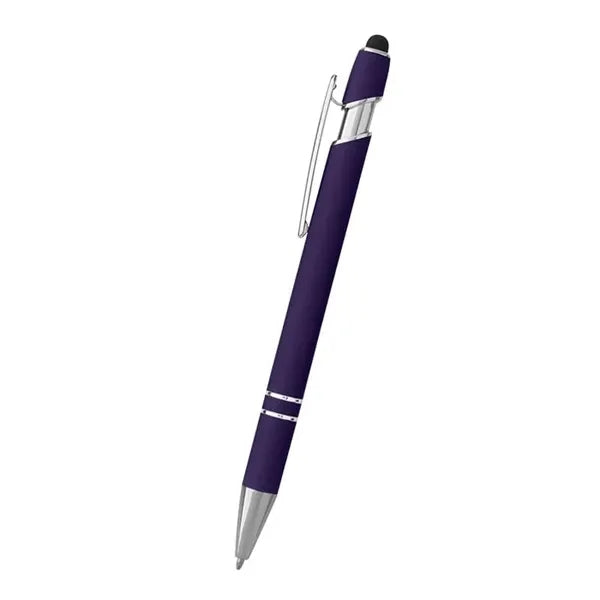 Rubberized Aluminum Stylus Pen