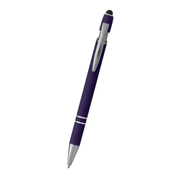 Rubberized Aluminum Stylus Pen