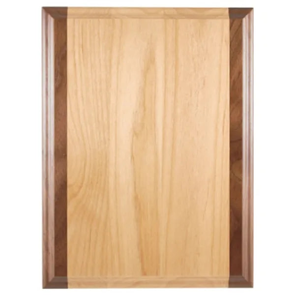 9"x12" Genuine Red Alder & Walnut Plaque