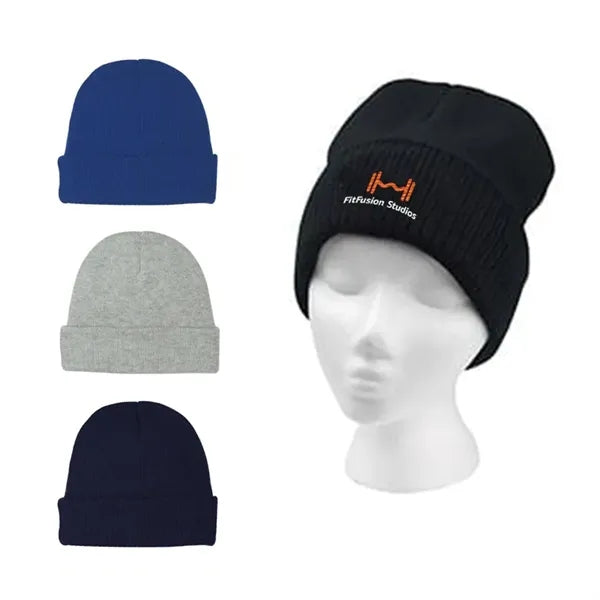 100 Acrylic Knit Beanie