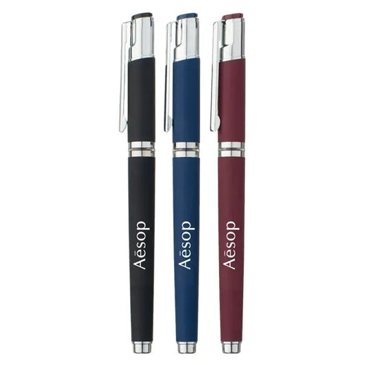 Union Printed - Earlyn Satin Soft Gel ink Pen w/ Cap