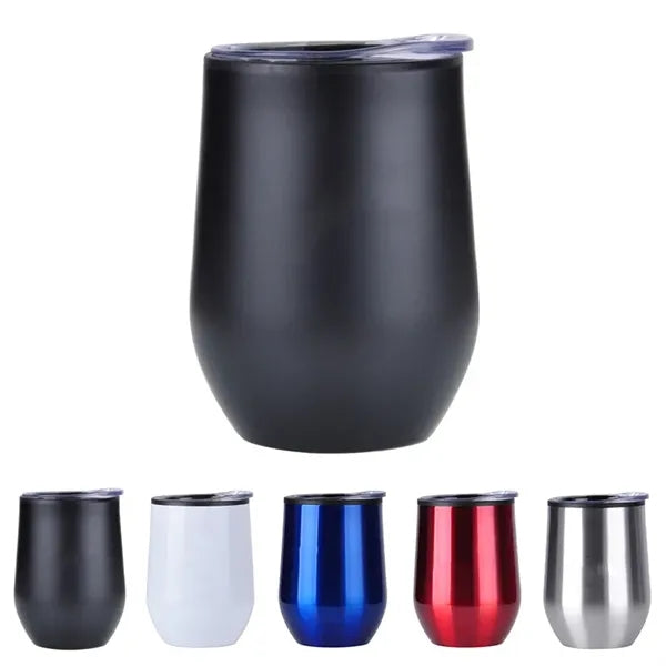 12 oz Stainless Steel Stemless Wine with Plastic lining