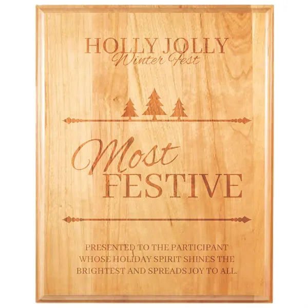 8" x 10" Genuine Cherry Plaque