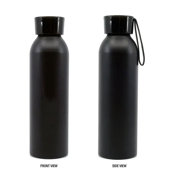20 oz. Aluminum Bottle with Silicone Carrying Strap