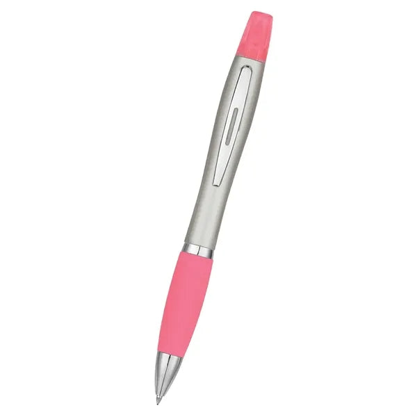 Twist-Action Pen and Highlighter