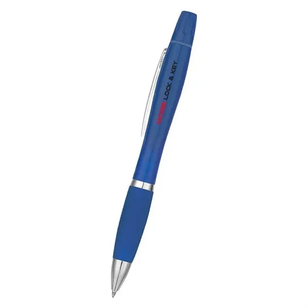 Twist-Action Pen and Highlighter