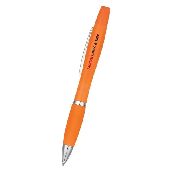 Twist-Action Pen and Highlighter