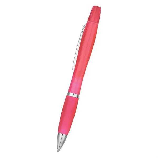 Twist-Action Pen and Highlighter