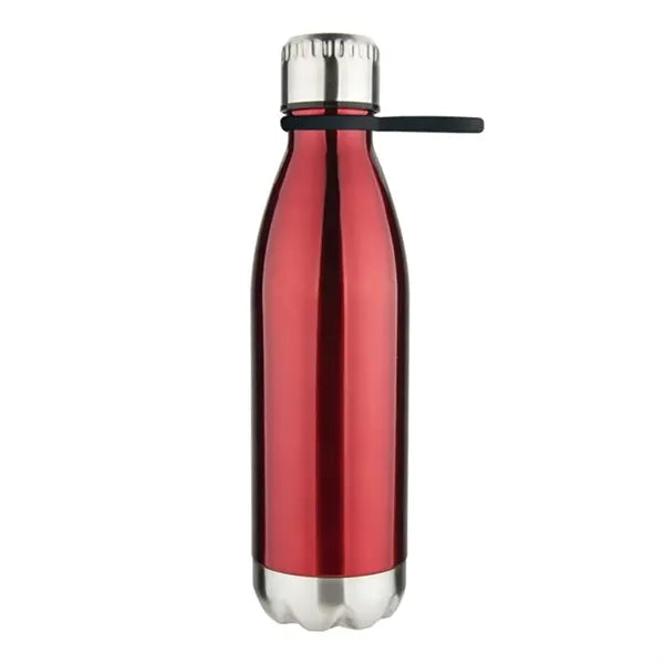 17 oz Stainless Steel Bottle With Silicone Strap