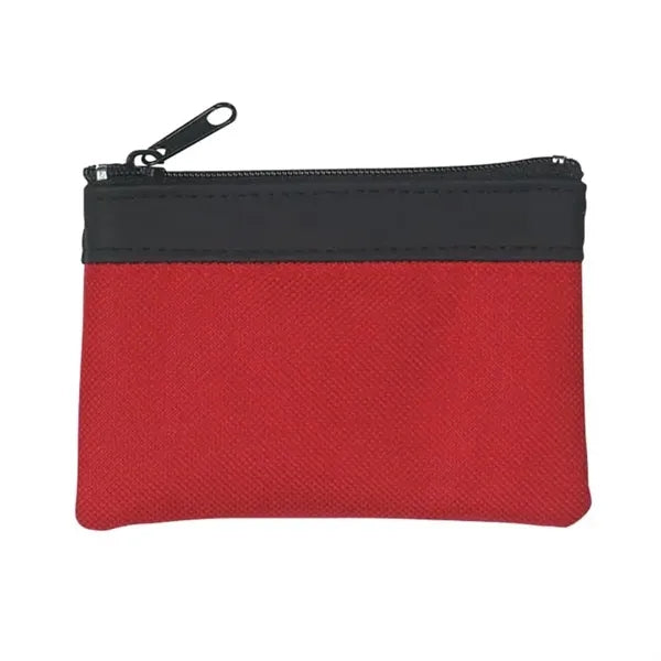 Slide fastening coin pouch