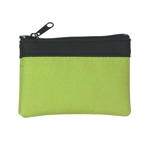 Slide fastening coin pouch