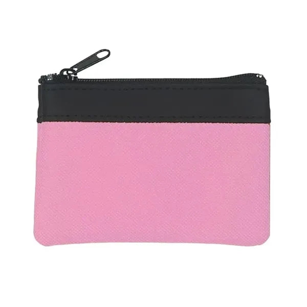 Slide fastening coin pouch