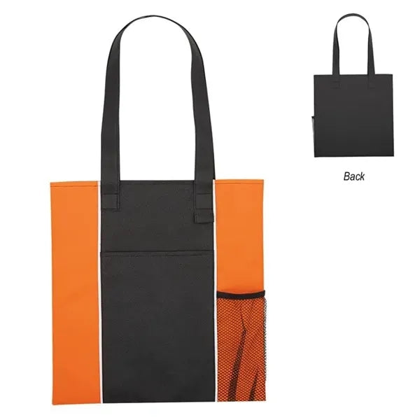 Non-Woven Tote Bag with Mesh Pockets