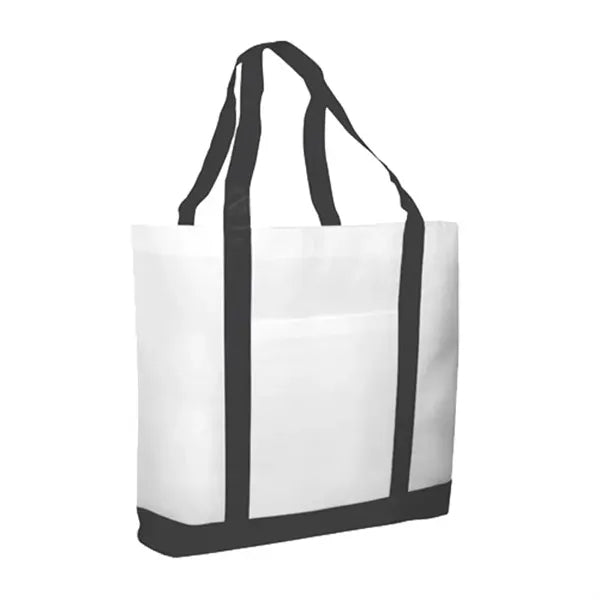 Bags - Non-Woven Two Tone Shopping Tote Bags